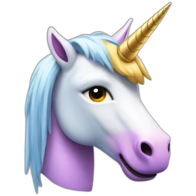 Unicorn coding emoji