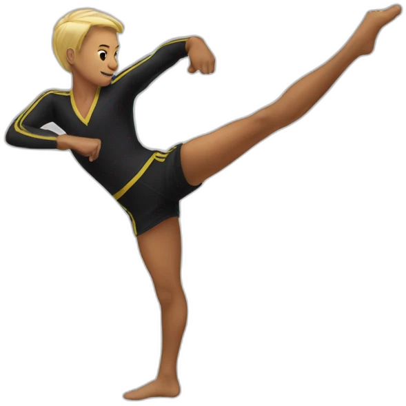 high kick emoji
