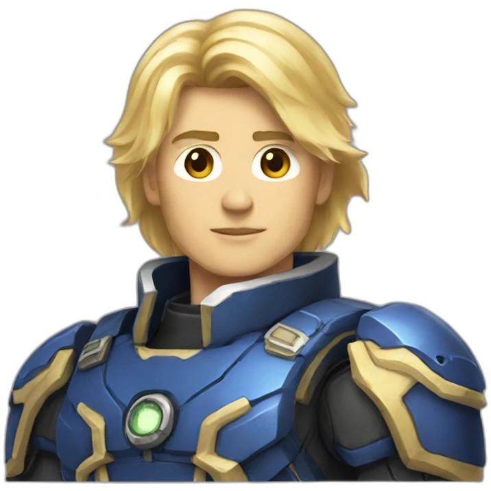 starcraft blonde hair marine male emoji