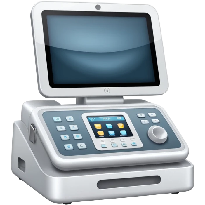 ultrasound machine with white front  emoji