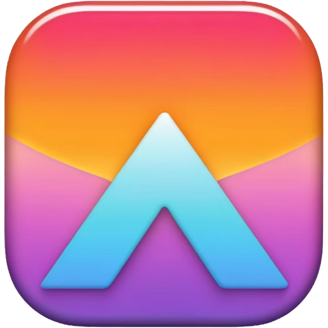 The background should be blue, and inside it should be a white straight line symbol emoji