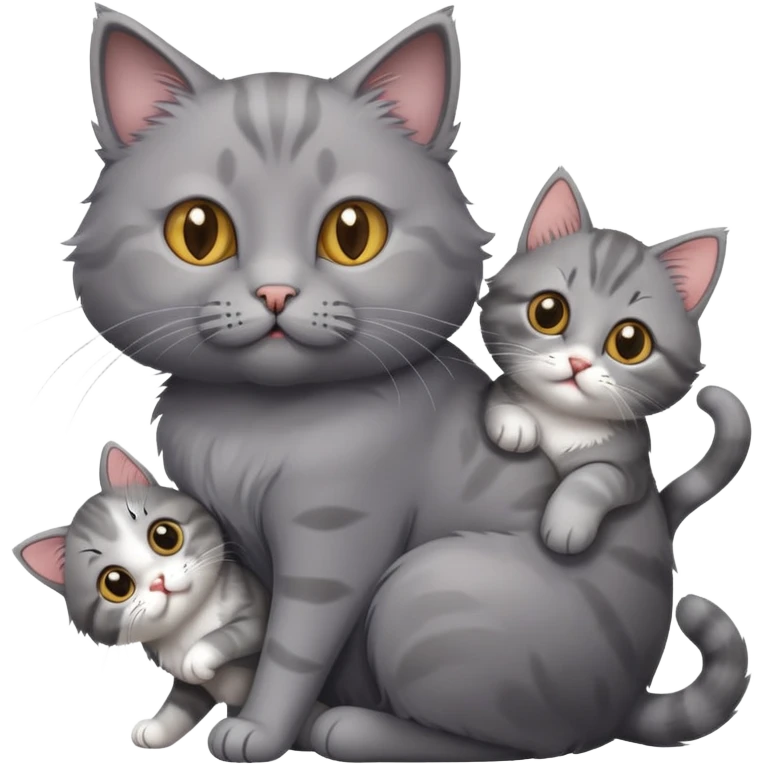 Gato con gatas emoji