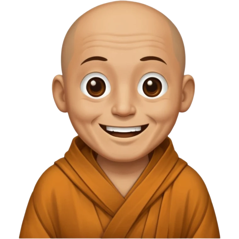 Drunken monk emoji