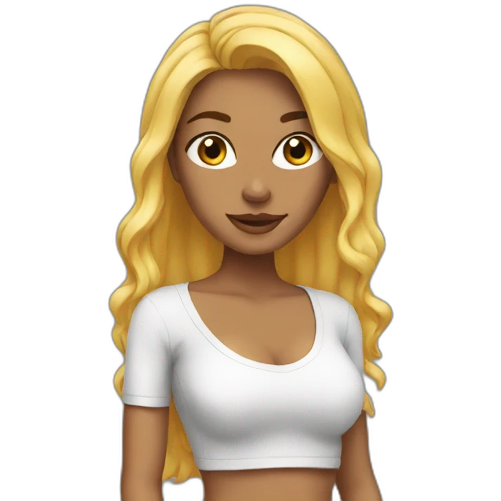 Hot girl emoji