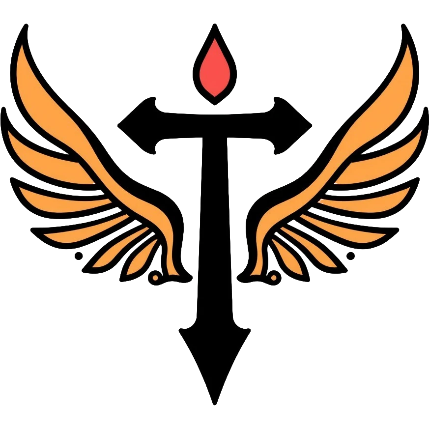 Faravahar Persian symbol, ancient Zoroastrian winged symbol emoji