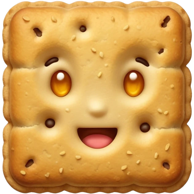 bitten vanilla biscuit emoji