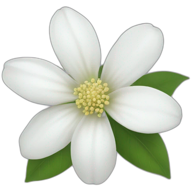 White flower  emoji