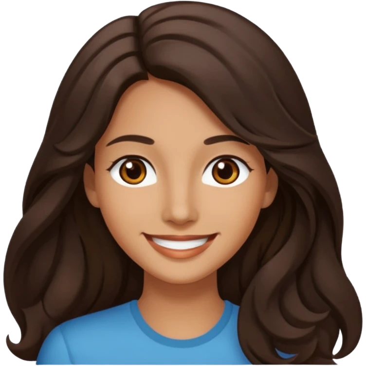 Briseide ha i capelli lunghi lunghi e castani (castano scuro)e leggermente ondulati, gli occhi castano scuro e ha il viso allungato emoji