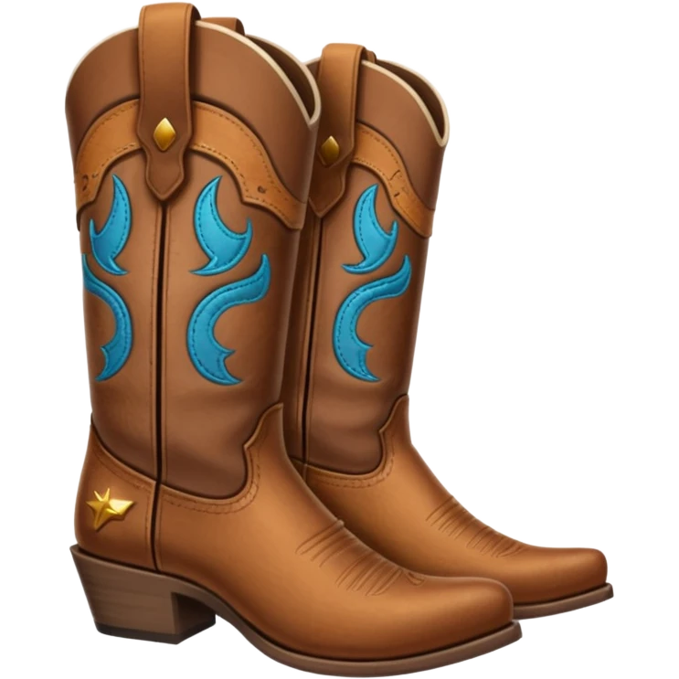 Cowboy boots emoji