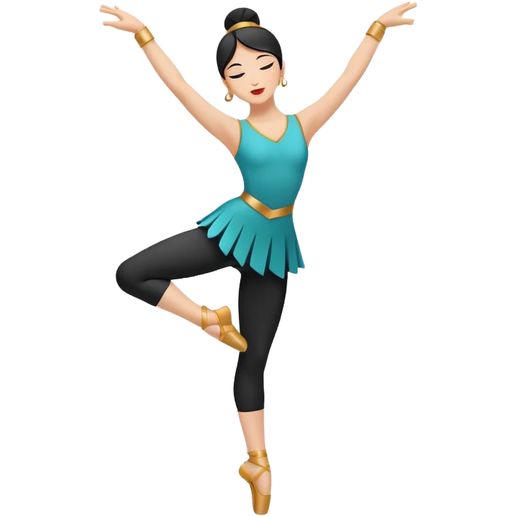 North (N): "dancer_north: Create a minimal flat-vector dancer icon facing north. Pose conveys motion with arms curved upward and one leg slightly lifted. Black stroke 2px on transparent background, square canvas 1:1, SVG vector style, no text or facial features." emoji