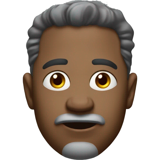 Man ￼ ￼staring almost lifeless, emotionless  emoji