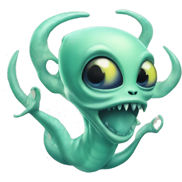 Alien sirena emoji