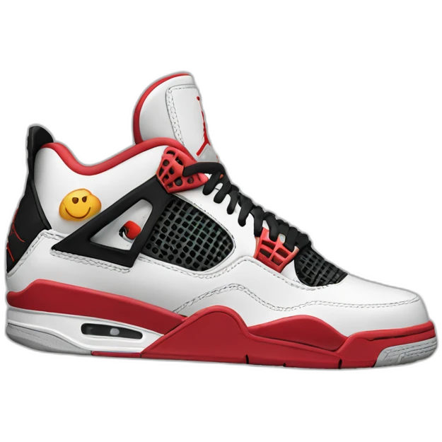 Jordan 4 chaussures emoji