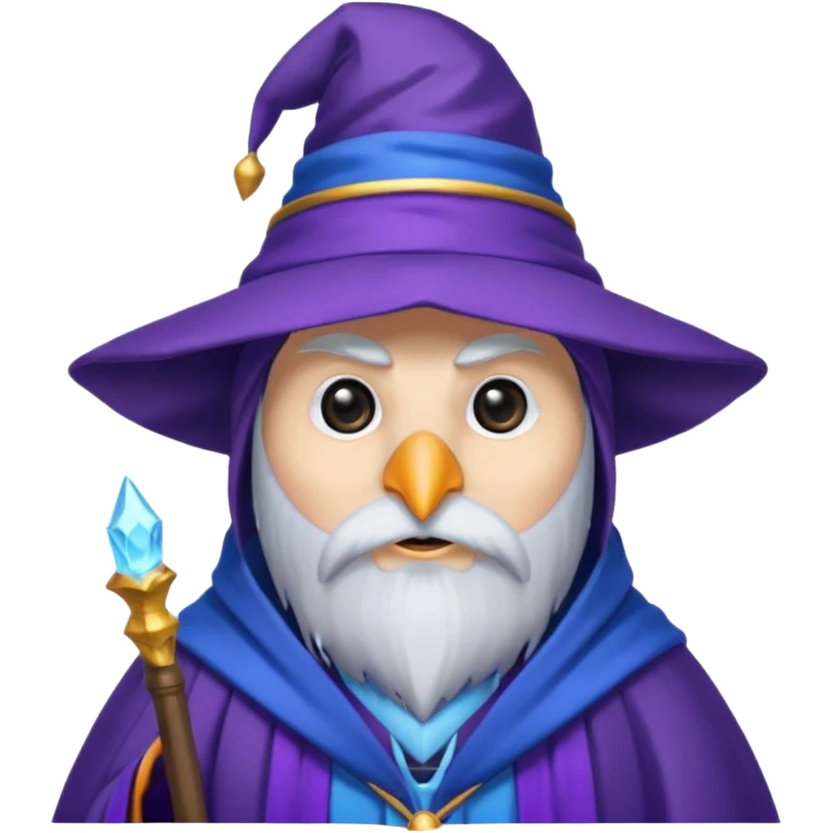 Penguin Wizard emoji