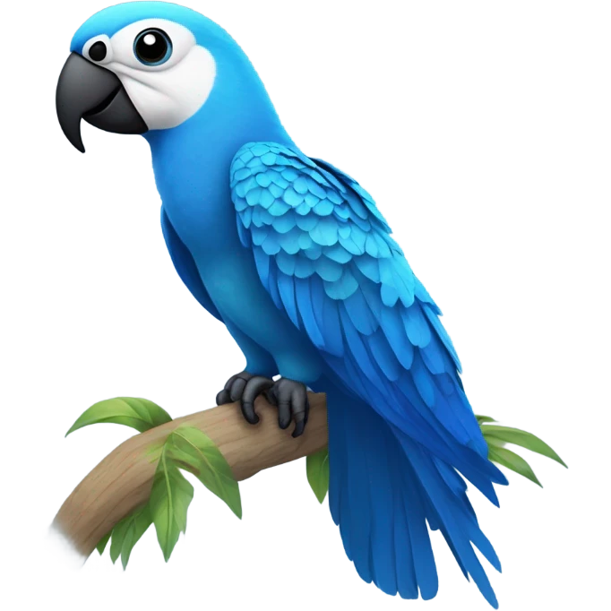 Blue spix macaw emoji