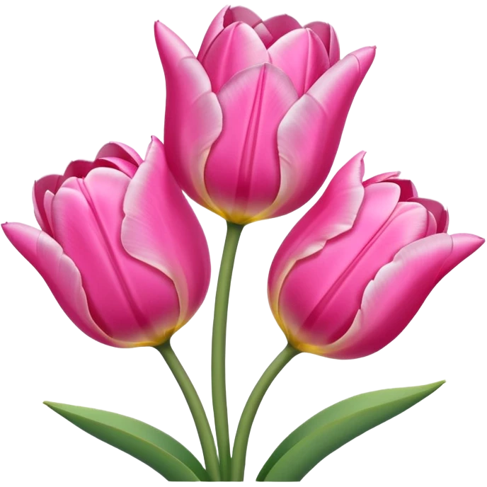 Tulipanes rosados emoji