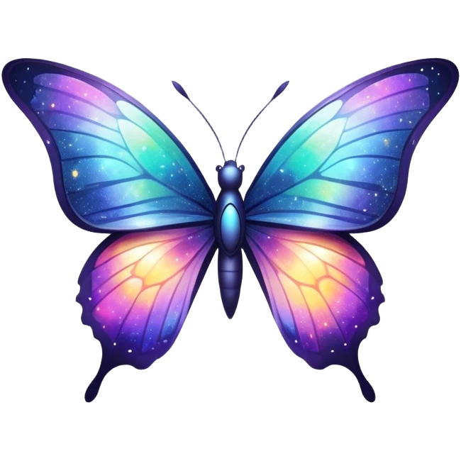 Galaxy Vortex Butterfly emoji