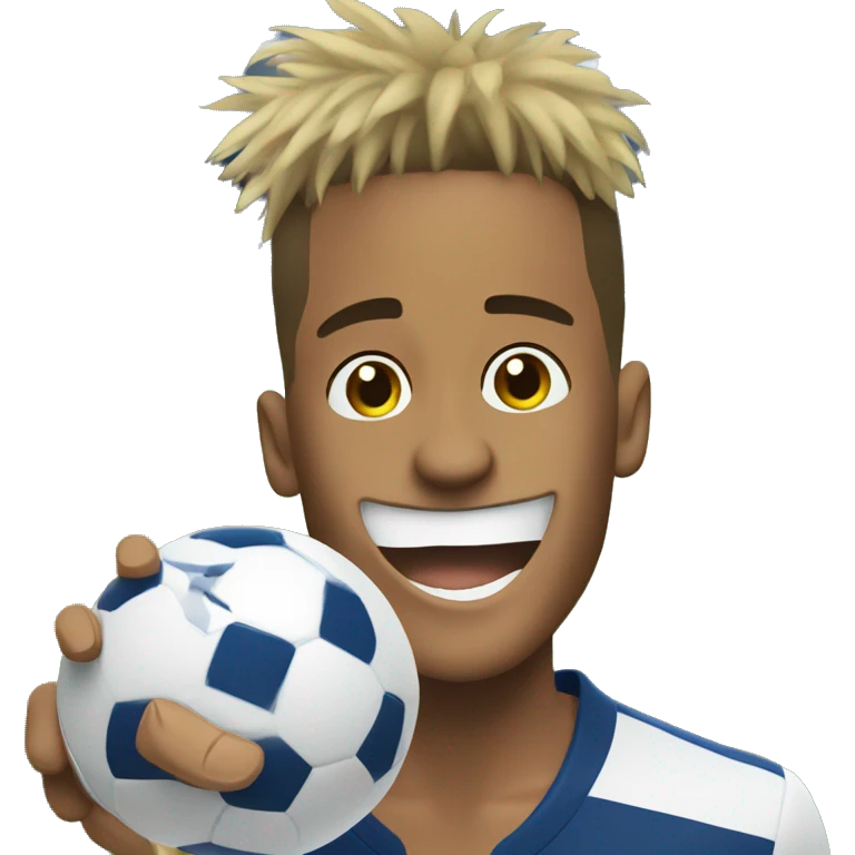 neymar making hang loose emoji