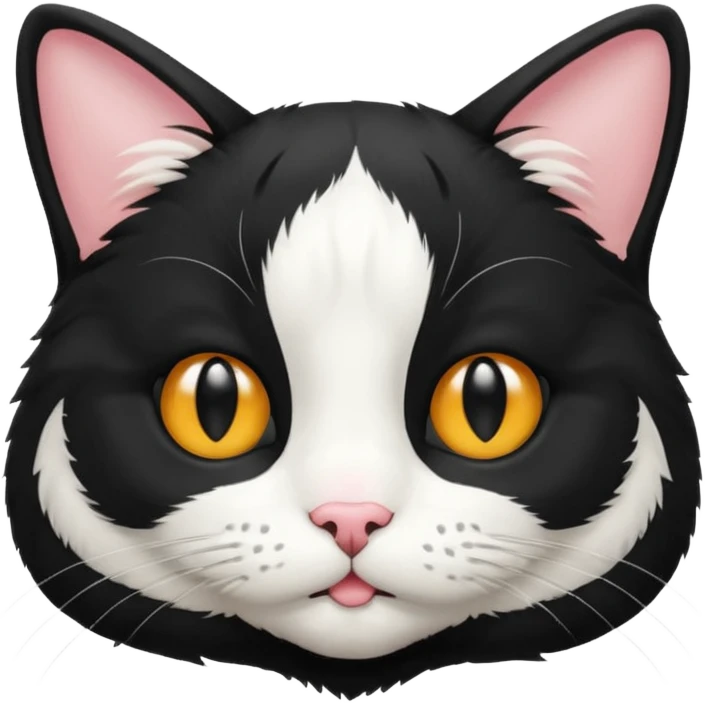 tuxedo cat face  emoji