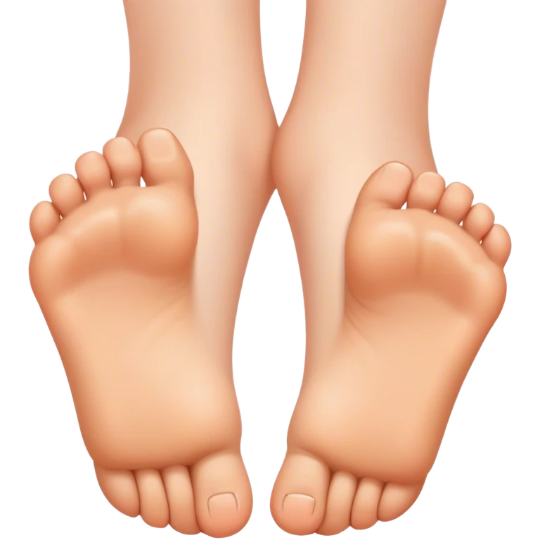Feet holding emoji