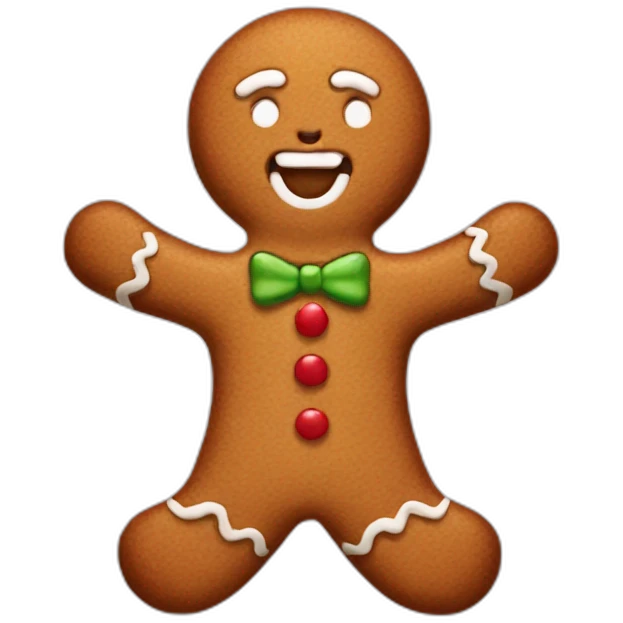 gingerbread emoji