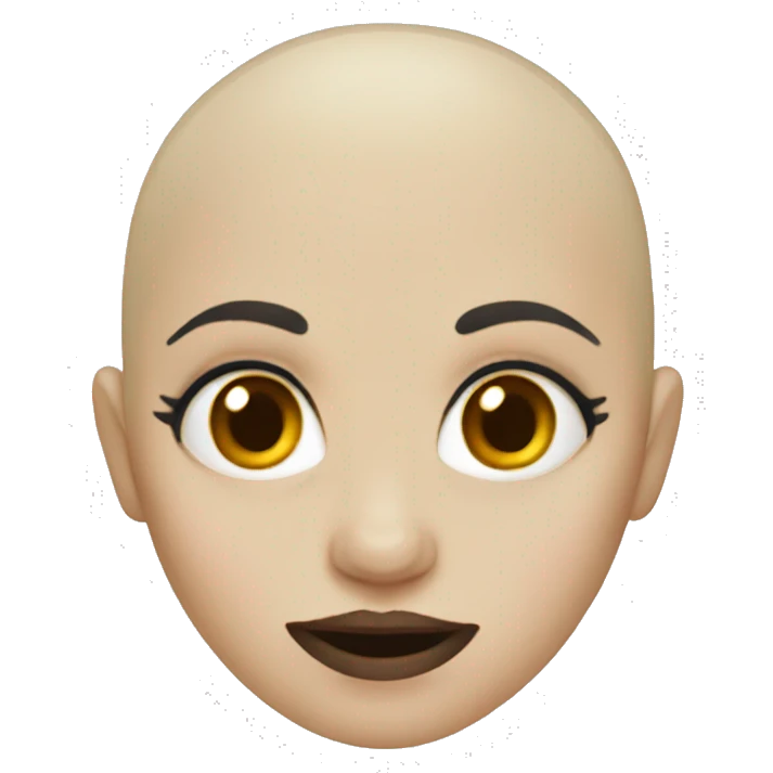 bald vampire girl emoji