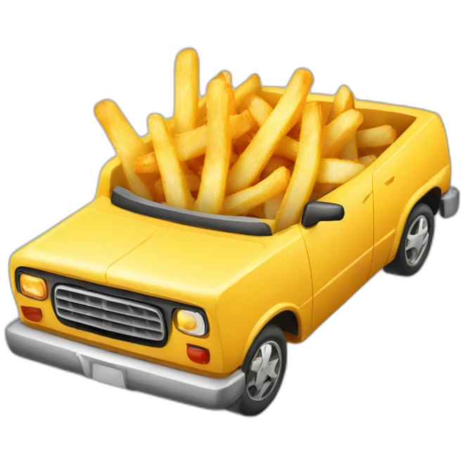 fries in a car emoji