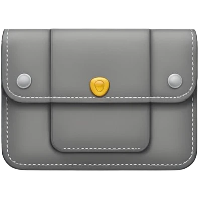 grey wallet emoji