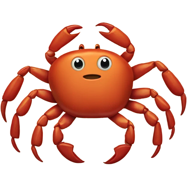 Crabs with human legs emoji