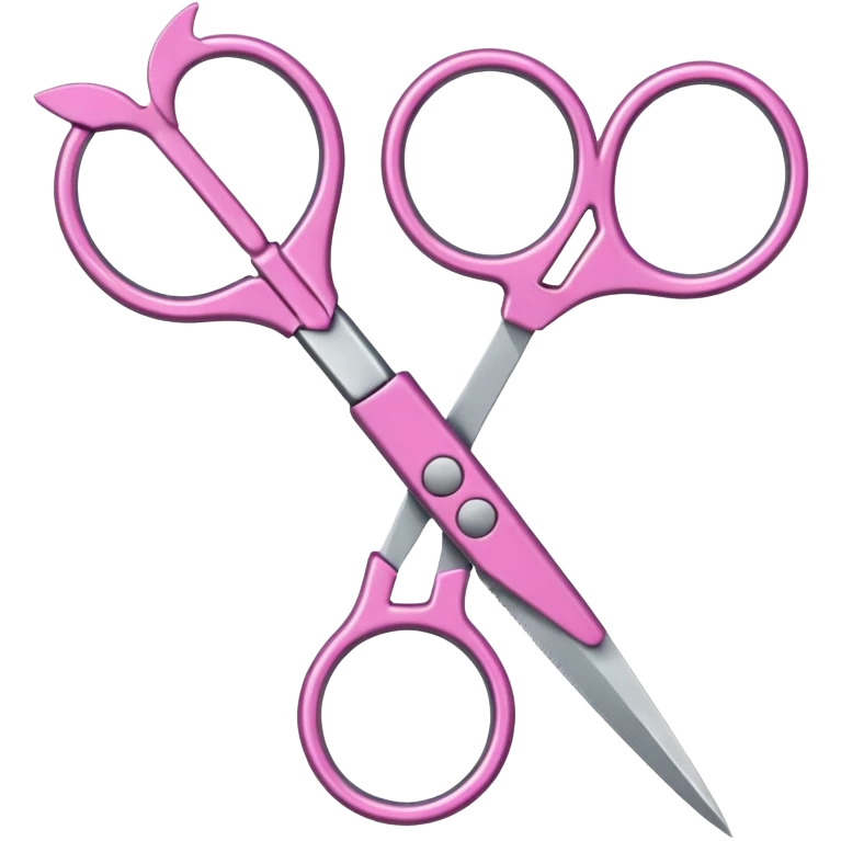 scissor pink emoji