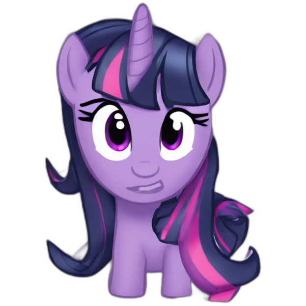 twilight sparkle pony mild panic intensifies emoji