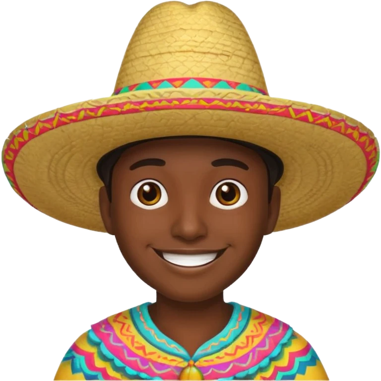 make them darker mexicans with sombreros emoji