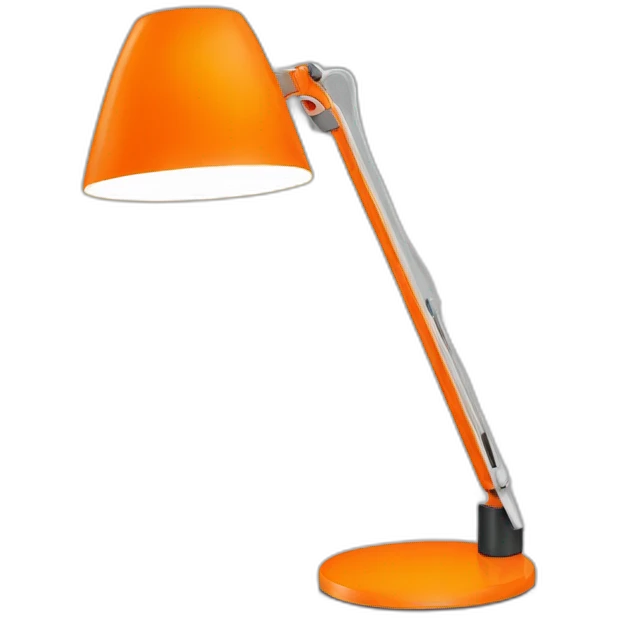 artemide orange lampe emoji