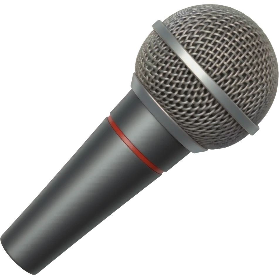 Microphone emoji