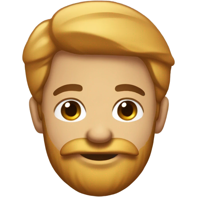 homem com barba com um balde de pipoca emoji