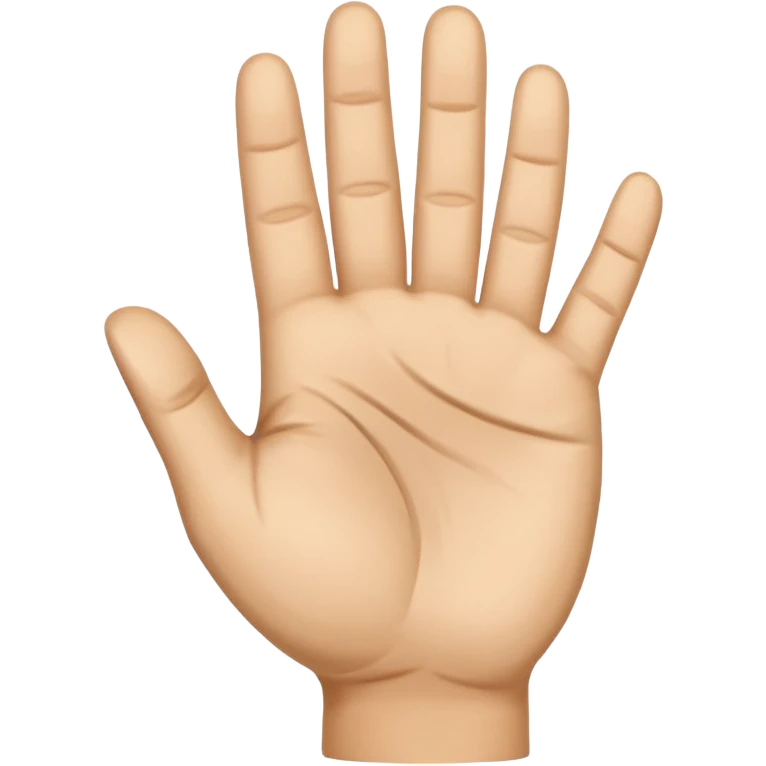 a human right hand emoji giving the "Scram" (Get out of here!) sign with palm facing the viewer, fingers clenched touching the palm, and the thumb extended out to the right side. This emoji can also be used to signify thumbing a ride (hitchhiking). emoji