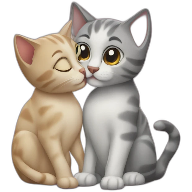 kissing-cat emoji