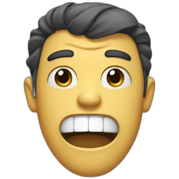 grimacing emoji