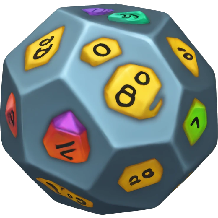 D20 dicce emoji
