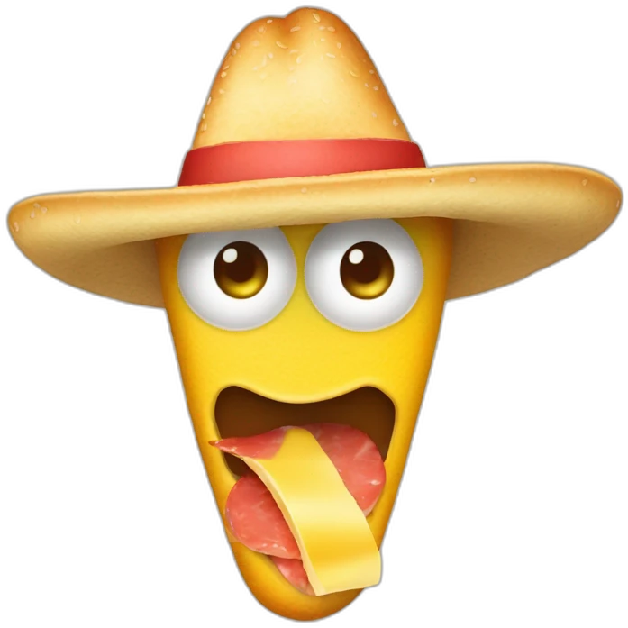 sanwich-de-miga-con-sombrero emoji