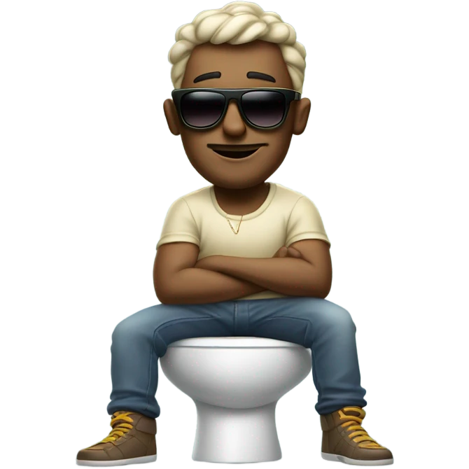 skibidi toilet with gyat emoji