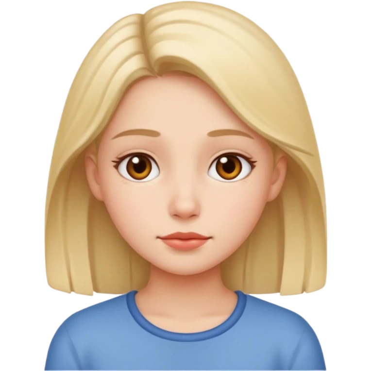 calm girl emoji