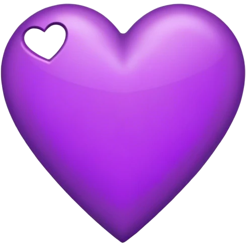 Violet heart emoji