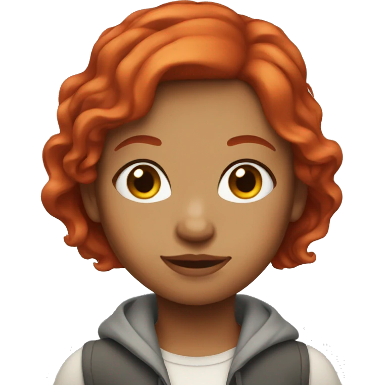 Girl with red hair  emoji