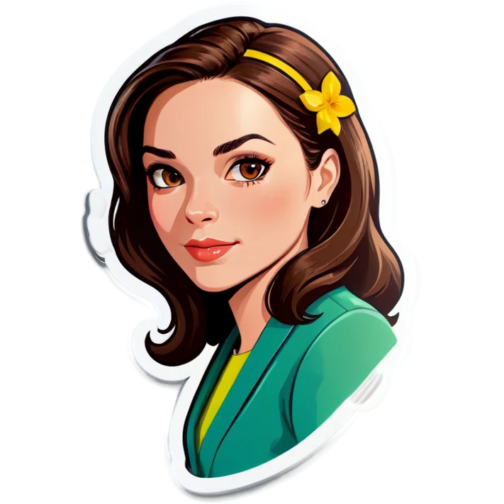 Realistic woman emoji