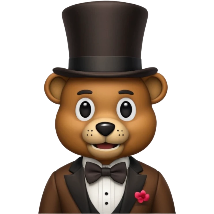 Make Freddy from fnaf emoji