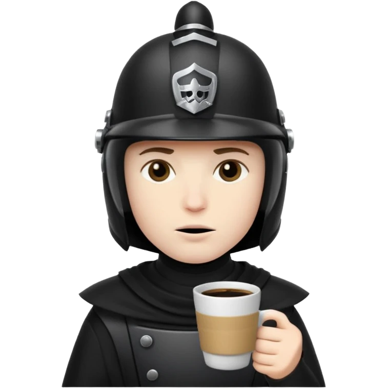 spaceballs movie darkhelmet sipping coffee emoji