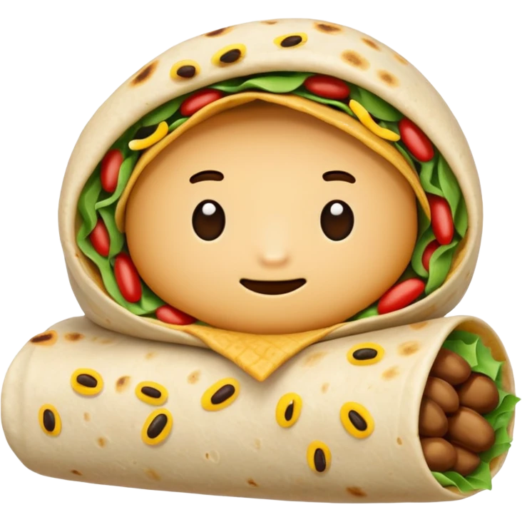 Bean burrito emoji