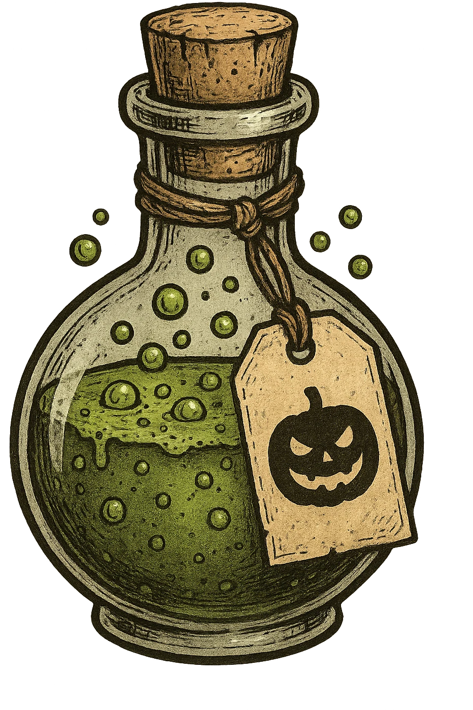 Halloween potion, remove background emoji