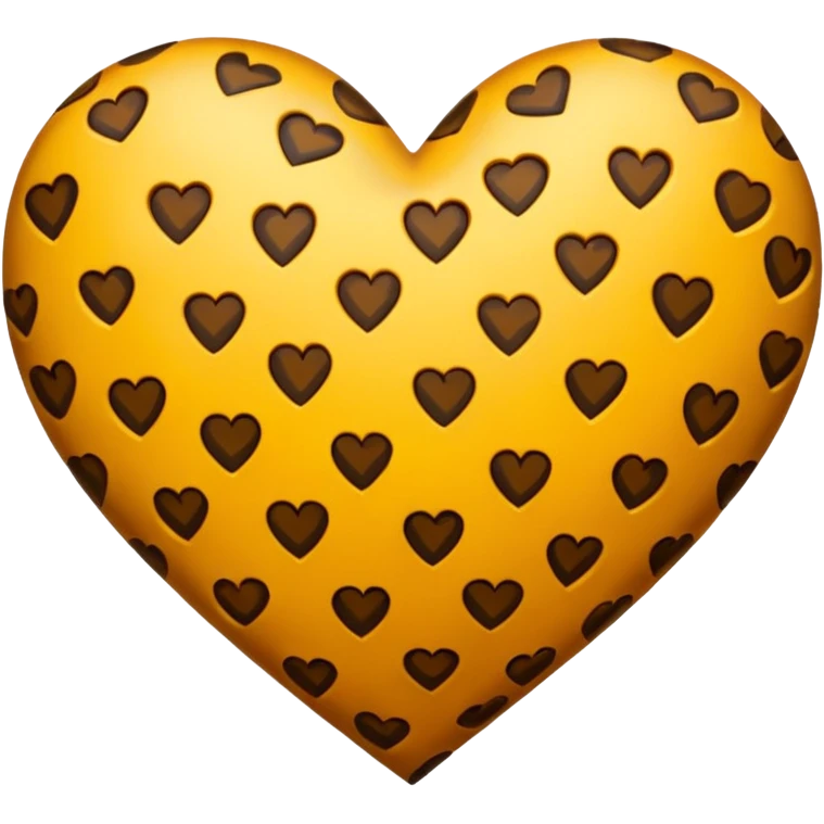 Leopard heart emoji